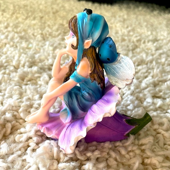 ♥️3/$15 Baby Fairy on Lily Pad Figurine New - Picture 5 of 10